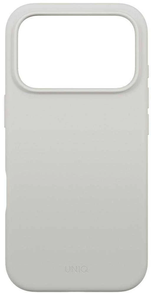 UNIQ Lino dėklas skirtas Apple iPhone 17 Pro Magclick Charging Light Gray