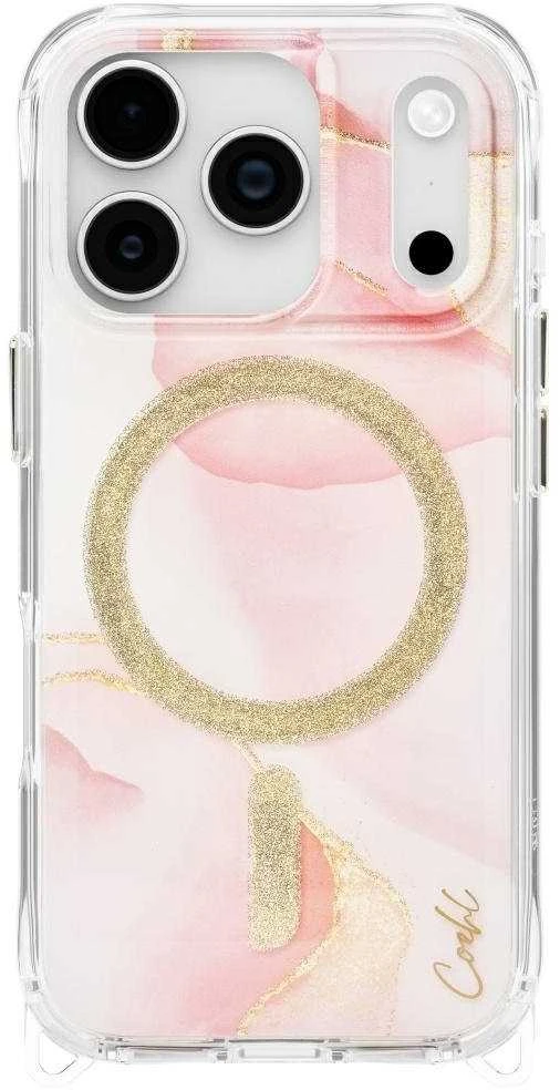 UNIQ Coehl Aeris Dėklas Apple iPhone 17 Pro Magnetic Charging rožinės spalvos