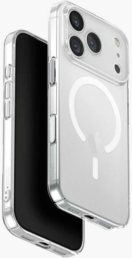 UNIQ Airsuit Dėklas Apple iPhone 17 Pro Magclick Charging skaidrus