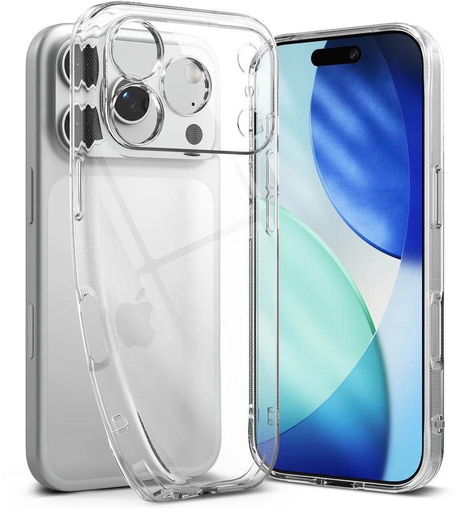Telefono dėklas iPhone 17 Pro skaidrus Ringke Air