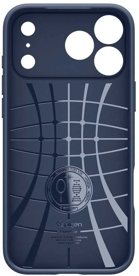„Spigen Liquid Air“ dėklas, skirtas „iPhone 17 Pro“ - Mėlyna