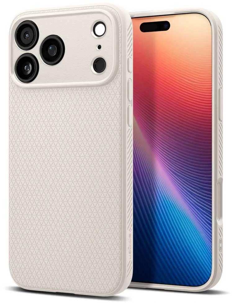 Spigen Liquid Air dėklas skirtas Apple iPhone 17 Pro – titanium