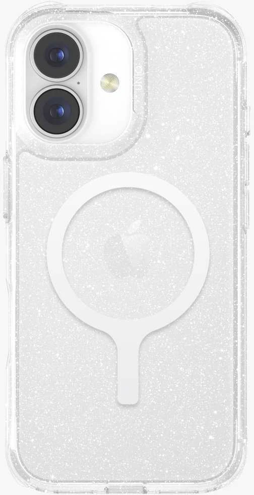 UNIQ LifePro Xtreme Dėklas Apple iPhone 17 Magclick Charging skaidrus/Glitter
