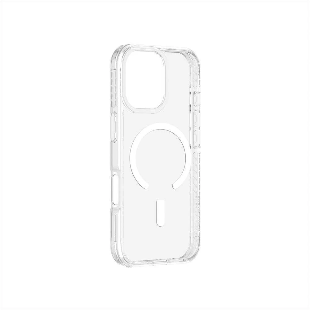AmazingThing Titan Pro dėklas skirtas Apple iPhone 17 suderinamas su MagSafe – skaidrus