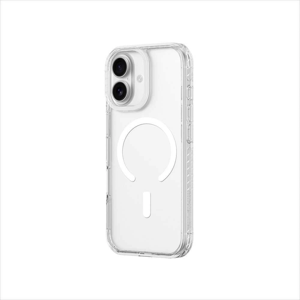 AmazingThing Titan Pro dėklas skirtas Apple iPhone 17 suderinamas su MagSafe – skaidrus