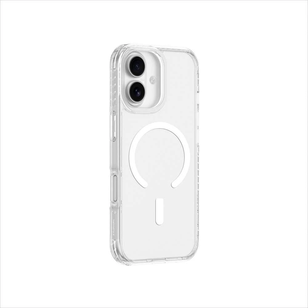 AmazingThing Titan Pro dėklas skirtas Apple iPhone 17 suderinamas su MagSafe – skaidrus