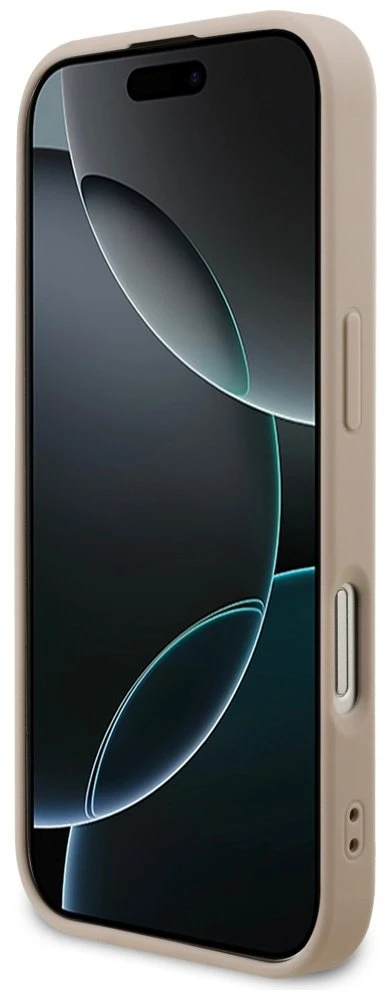 Guess 4G Classic dėklas skirtas Apple iPhone 17 rožinės spalvos