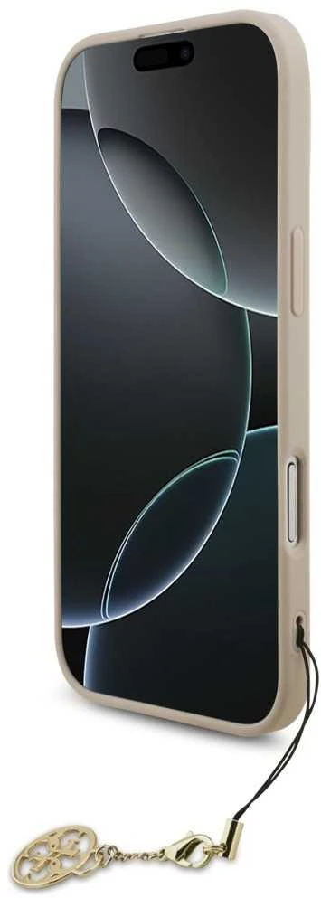 Guess 4G Charm dėklas skirtas Apple iPhone 17 Air Tone on Tone rožinės spalvos