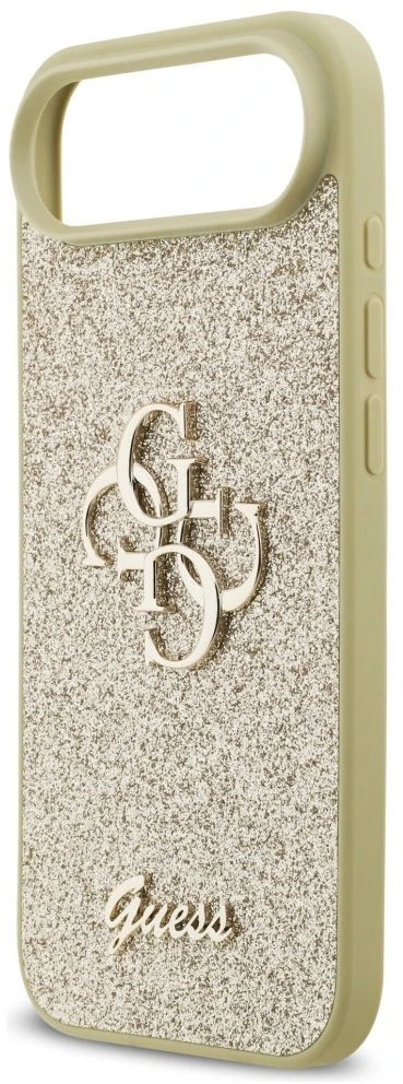 Guess Fixed Glitter Big 4G - dėklas skirtas Apple iPhone Air auksinis