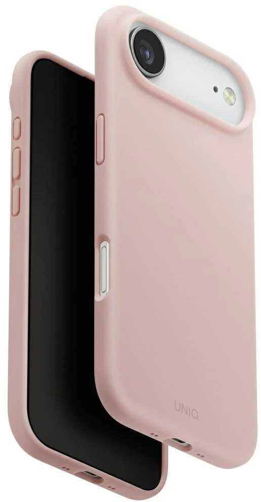 UNIQ Lino Dėklas Apple iPhone Air Magclick Charging rožinės spalvos