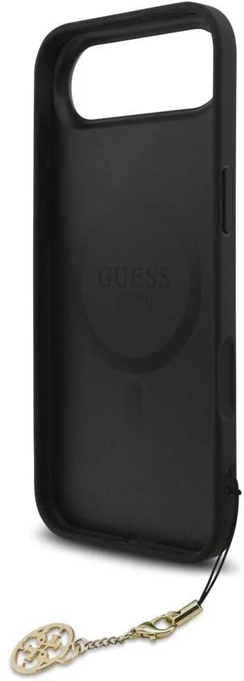 Guess 4G Charm dėklas skirtas Apple iPhone 17 Air Tone on Tone pilkos spalvos