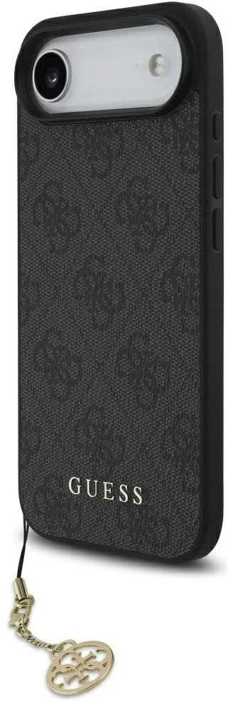 Guess 4G Charm dėklas skirtas Apple iPhone 17 Air Tone on Tone pilkos spalvos