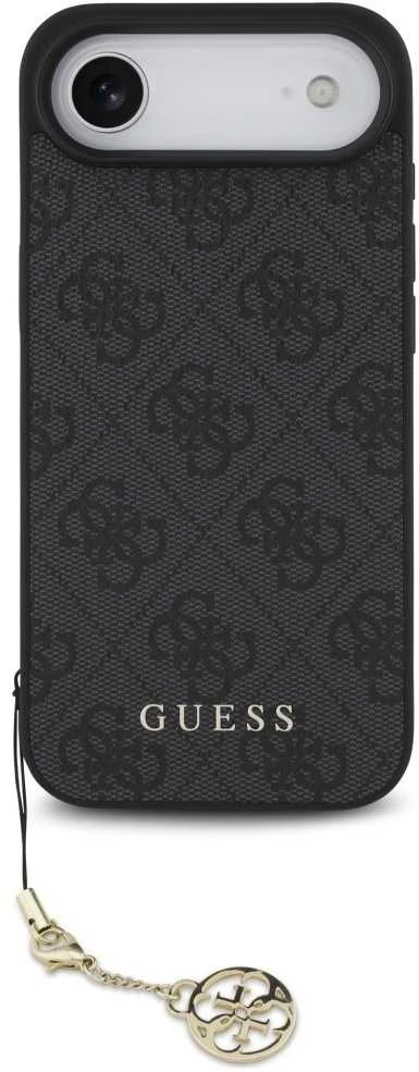 Guess 4G Charm dėklas skirtas Apple iPhone 17 Air Tone on Tone pilkos spalvos