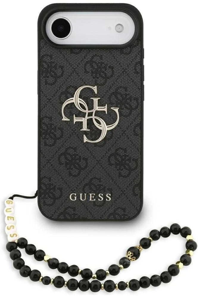 Guess 4G Strap 4G Classic Logo dėklas skirtas Apple iPhone Air juodos spalvos