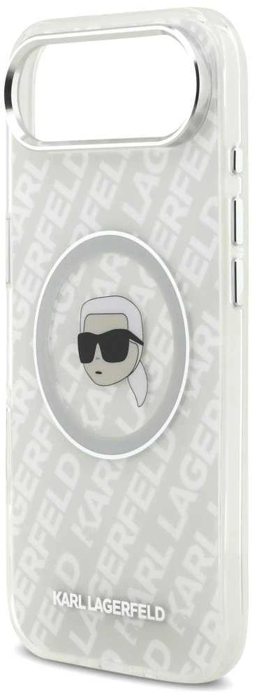 Karl Lagerfeld IML Karl Head Logo MagSafe iPhone Air dėklas – pilkas