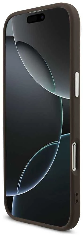 Dėklas Guess 4G Classic Logo MagSafe skirtas Apple iPhone Air rudos spalvos
