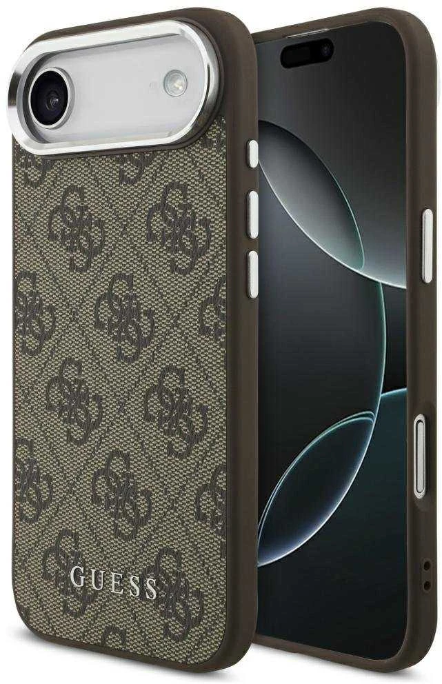 Dėklas Guess 4G Classic Logo MagSafe skirtas Apple iPhone Air rudos spalvos