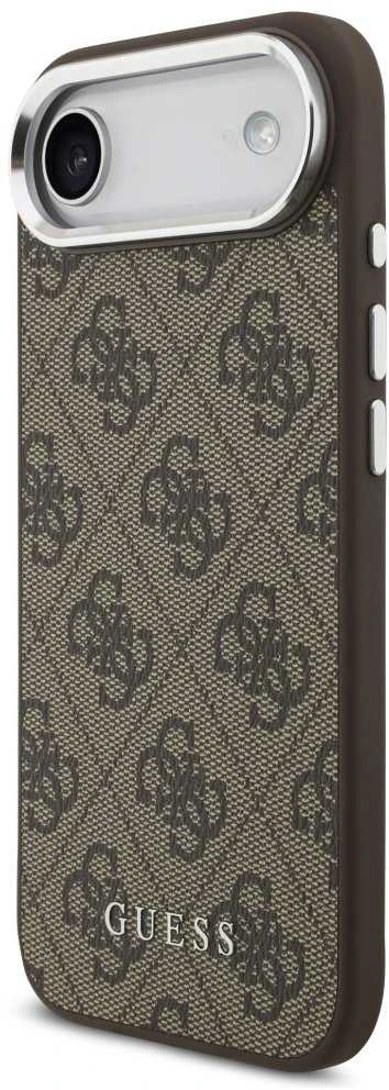 Dėklas Guess 4G Classic Logo MagSafe skirtas Apple iPhone Air rudos spalvos