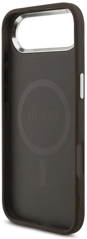 Dėklas Guess 4G Classic Logo MagSafe skirtas Apple iPhone Air rudos spalvos