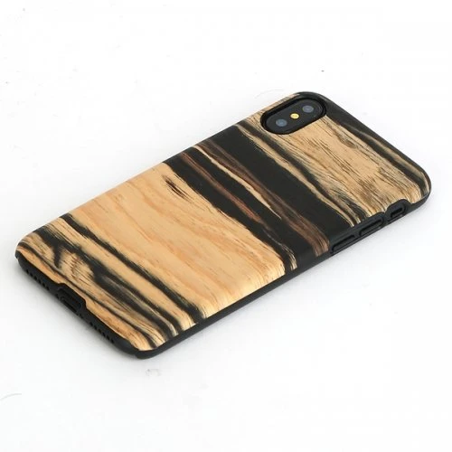 MAN Telefono dėklas iPhone X/XS, baltas juodmedis