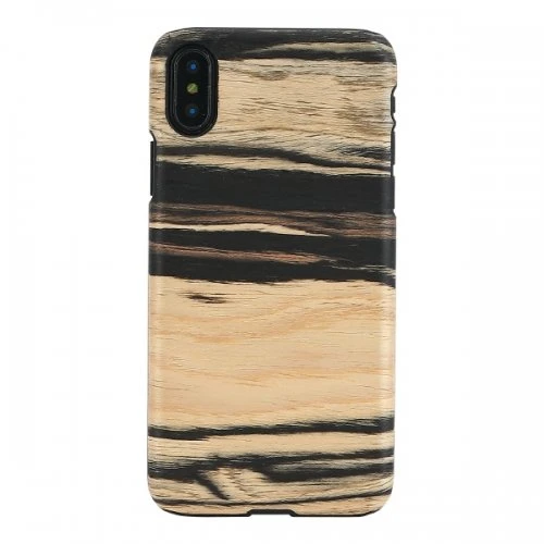 MAN Telefono dėklas iPhone X/XS, baltas juodmedis