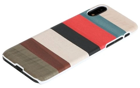 MAN&WOOD SmartPhone dėklas Apple iPhone XR corallina baltos spalvos