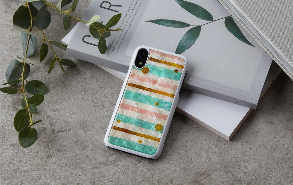 Ikins Telefono dėklas iPhone XR, pop mint baltas