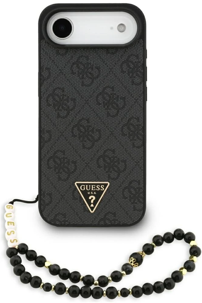 Guess 4G Strap Triangle Logo MagSafe - dėklas skirtas Apple iPhone Air juodas