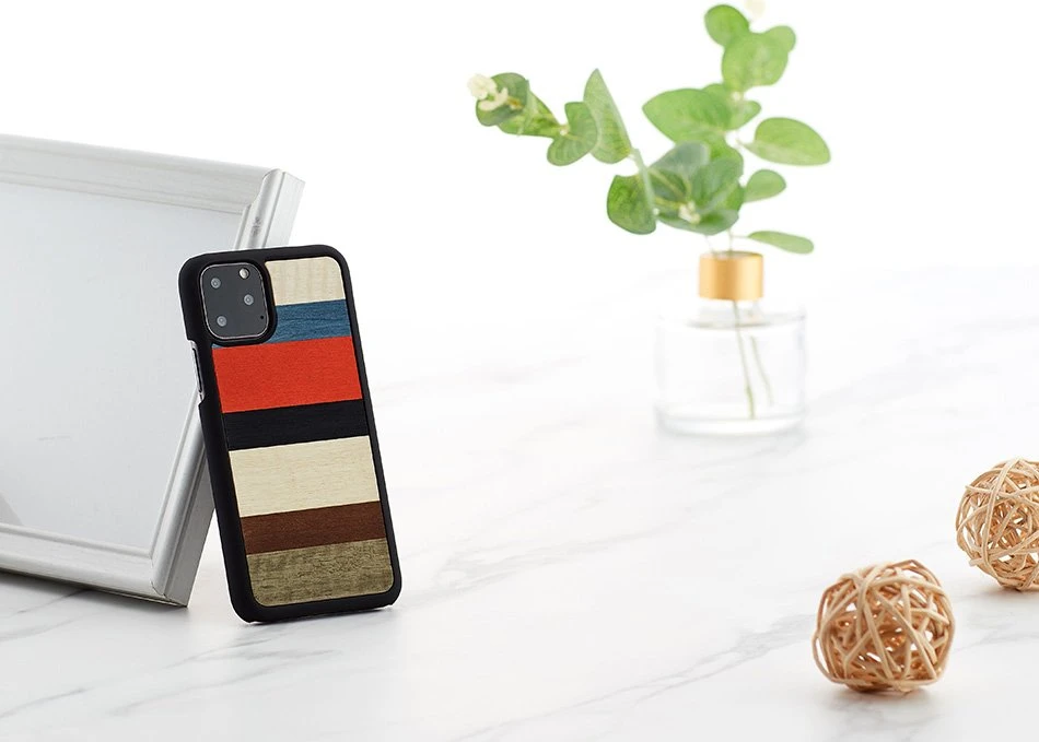 Telefono dėklas MAN&WOOD iPhone 11 Pro, juodas