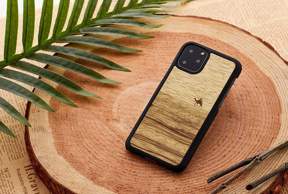 Telefono dėklas MAN&WOOD iPhone 11 Pro Max, Terra Juodas