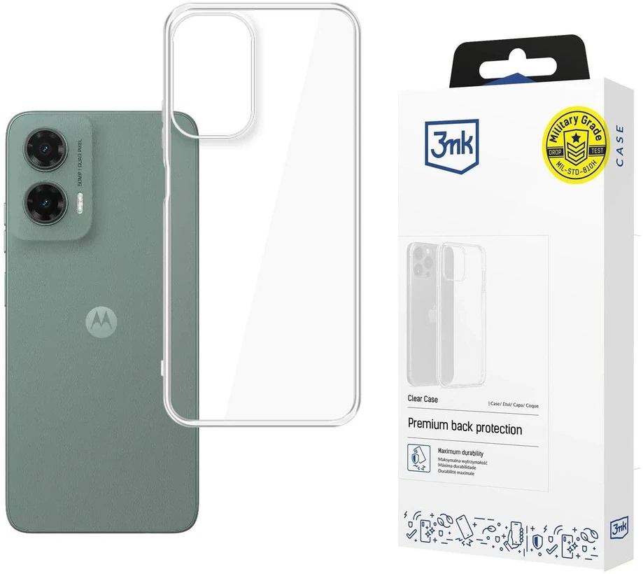 3mk Clear Motorola Moto G35 5G - dėklas telefonui skaidrus