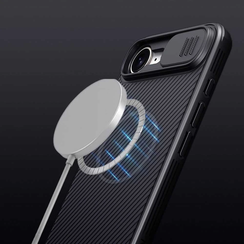 Nillkin CamShield Pro Magnetic Apple iPhone 16e – dėklas telefonui juodos spalvos