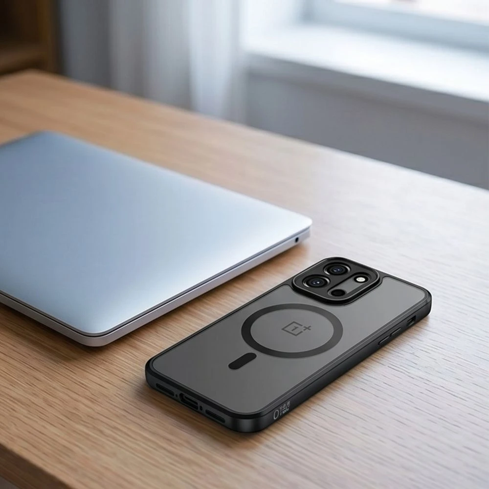 Dėklas TECH-PROTECT MAGMAT MAGSAFE ONEPLUS NORD 6 MATINIS Juodas