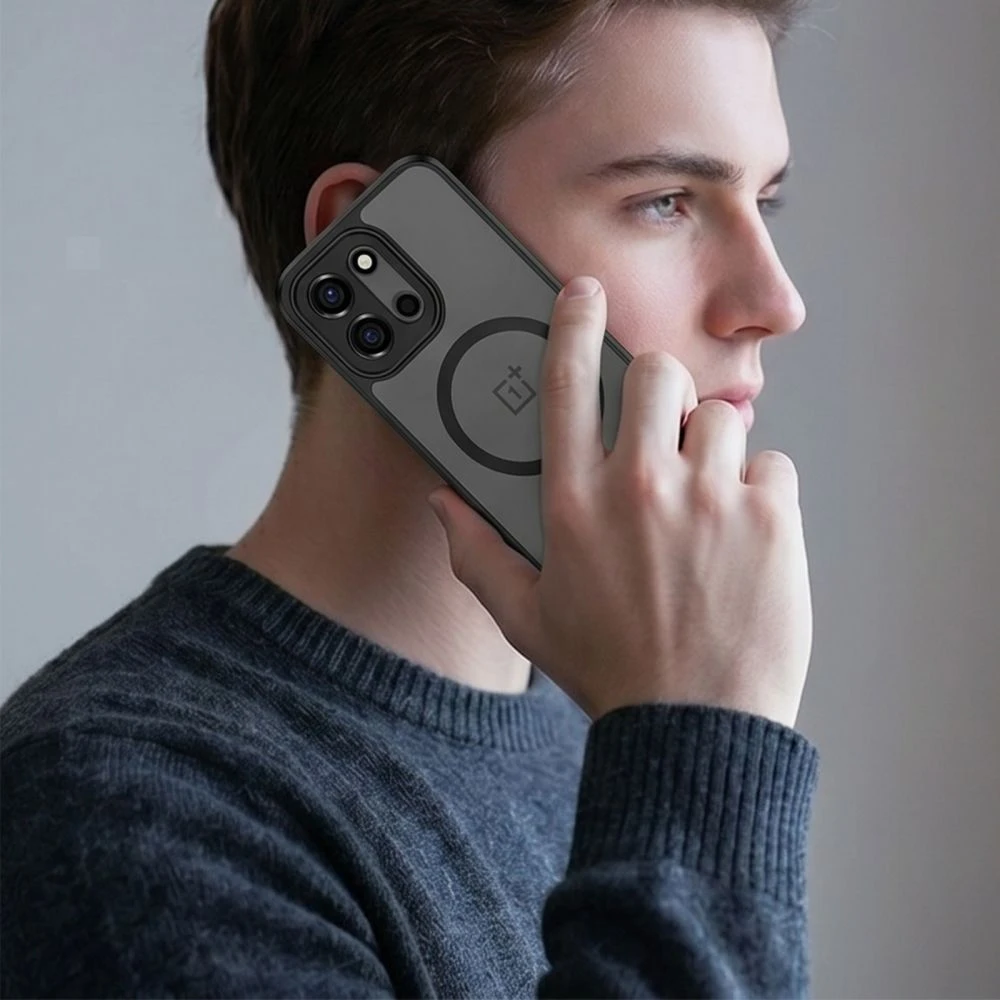 Dėklas TECH-PROTECT MAGMAT MAGSAFE ONEPLUS NORD 6 MATINIS Juodas
