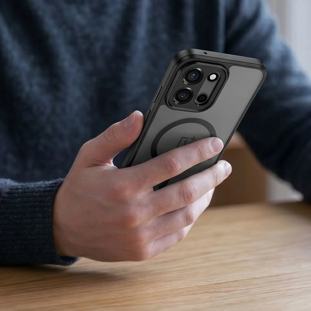 Dėklas TECH-PROTECT MAGMAT MAGSAFE ONEPLUS NORD 6 MATINIS Juodas