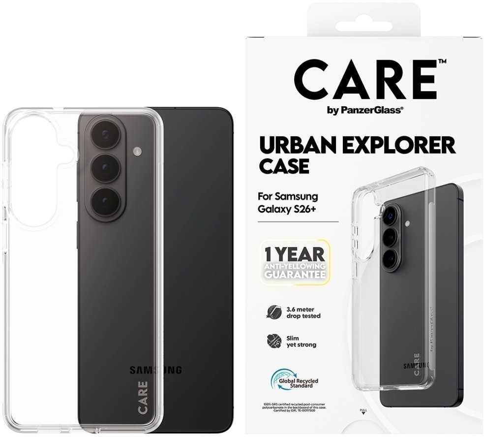 Panzer Glass Telefono dėklas permatomas, 4,8 m apsauga CARE by PanzerGlass