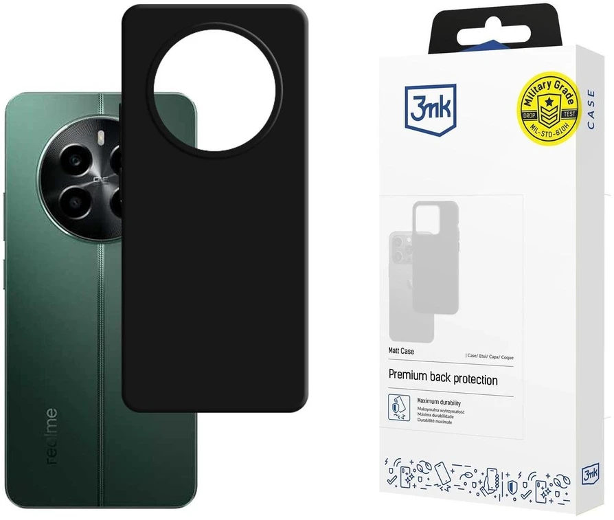Dėklas 3mk Matt Case for Realme 13 4G - juodas