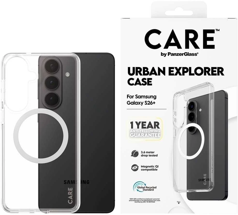 Panzer Glass Telefono dėklas skaidrus, su Qi suderinamumu CARE by PanzerGlass