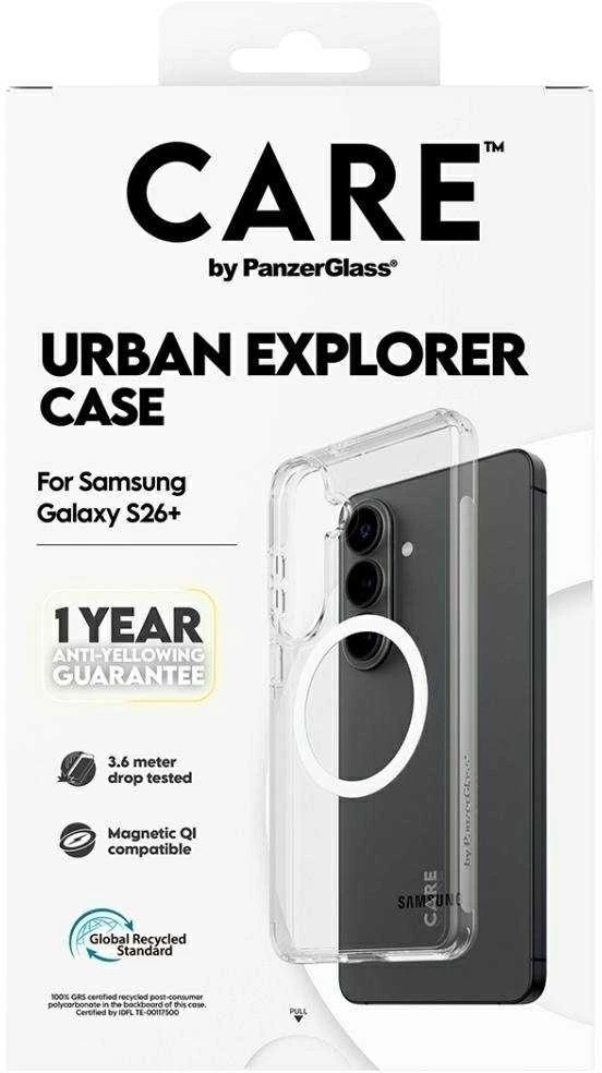Panzer Glass Telefono dėklas skaidrus, su Qi suderinamumu CARE by PanzerGlass