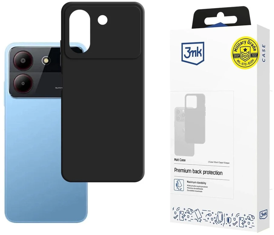 Nezatříděno 3Mk Protection 3mk matinis dėklas, skirtas ZTE Blade A54 - Juodas