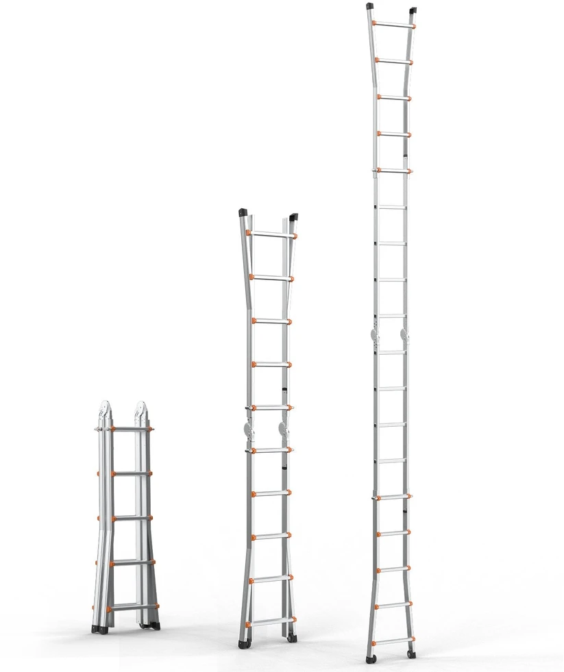 VEVOR Ištraukiamos kopėčios 16.7 FT su rėmu