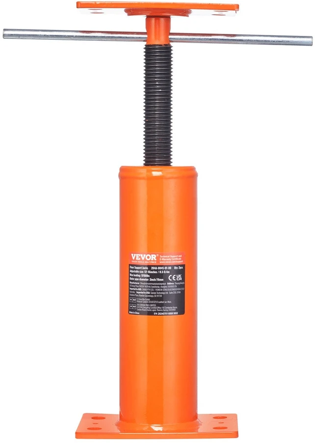 VEVOR Reguliuojamas grindų kėlimo lizdas, aukštis 30–41 cm
