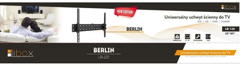 Laikiklis Libox LB-120 TV mount/stand 2.16 m (85") Juodas