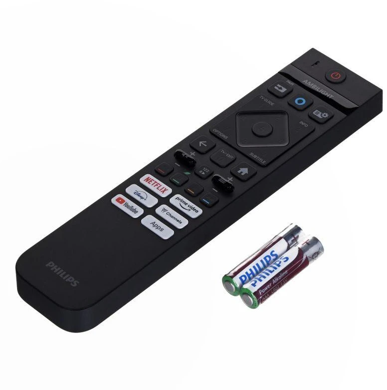 Projektorius Televizorius Philips 55PUS8510/12 QLED 55" 4K Ultra HD, Titan OS, Dolby Atmos, DVB-T2, juodos spalvos