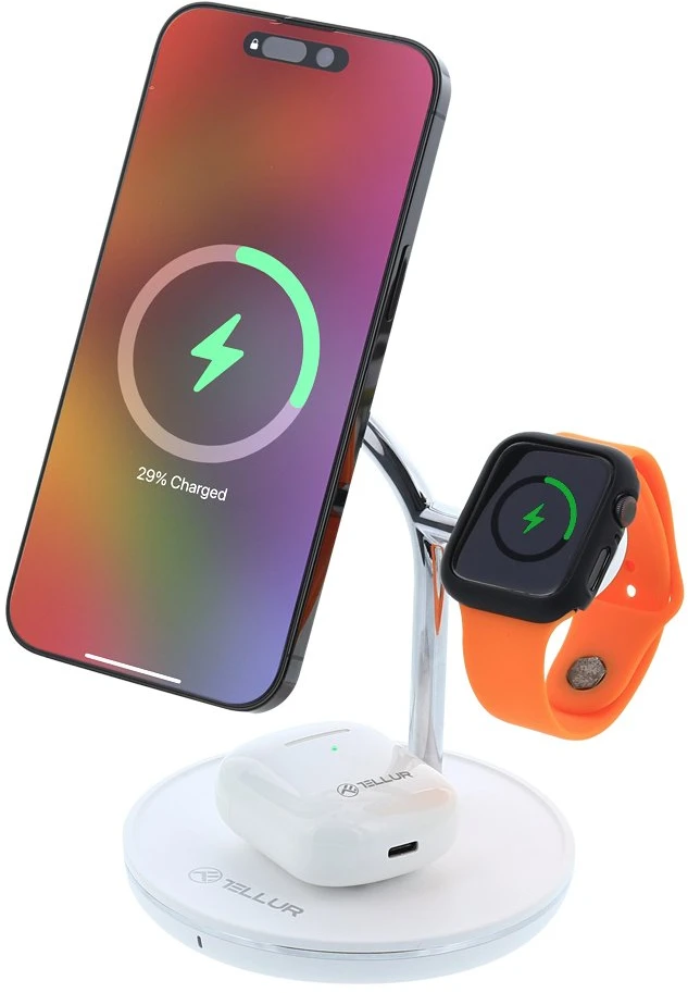 Tellur 3in1 MagSafe belaidis stalinis įkroviklis