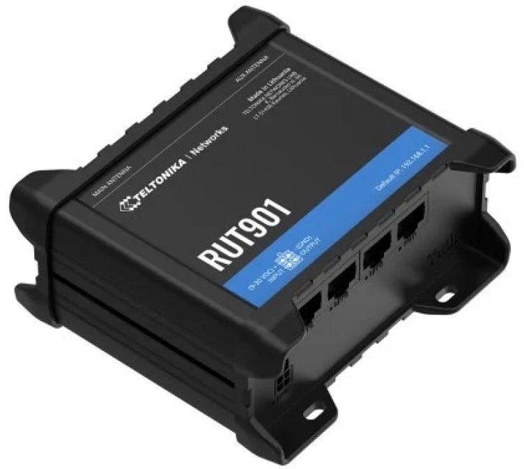 Teltonika | LTE CAT 4 Maršrutizatorius | RUT901 | 802.11n | 10/100 Mbit/s | Ethernet LAN (RJ-45) jungtys 4 | Mesh Support No | MU-MiMO No | 4G