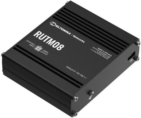 Teltonika RUTM08 Gigabit Ethernet maršrutizatorius, juodas