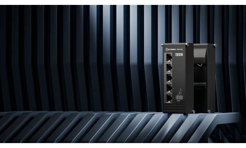 Ausinės Teltonika TSF010 | Jungiklis | 5x RJ45 100Mb/s, IP30
