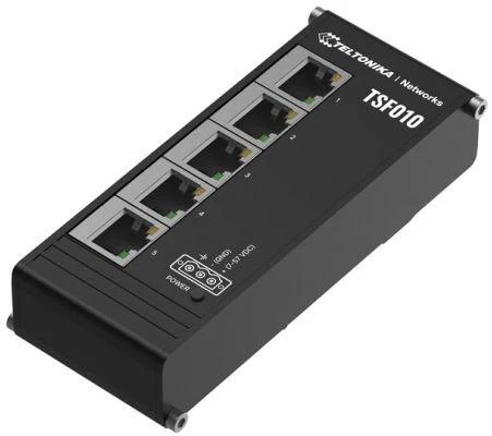 Ausinės Teltonika TSF010 | Jungiklis | 5x RJ45 100Mb/s, IP30
