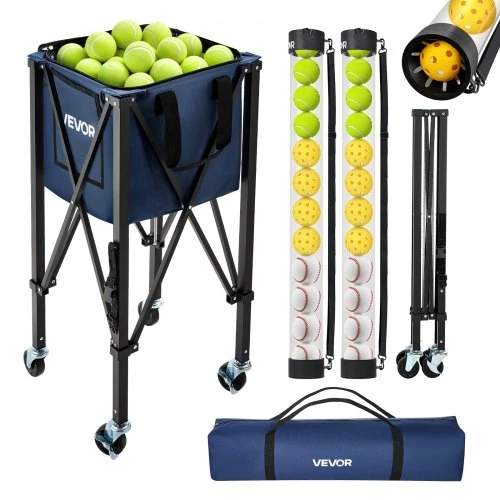 VEVOR 2-in-1 teniso ir pickleball kamuoliukų laikiklis